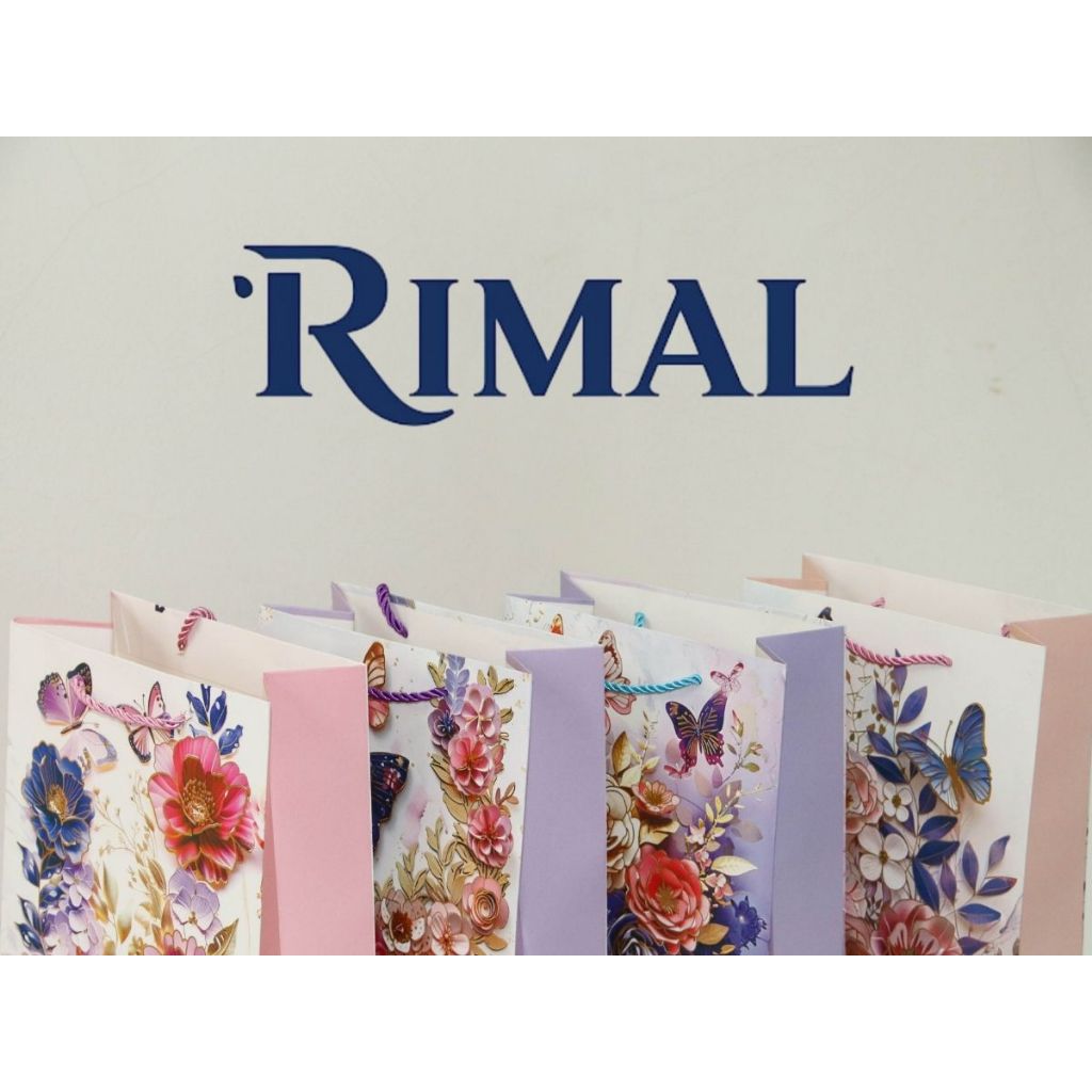 

[READY STOCK] Paper Bag Premium Motif Bunga & Kupu-Kupu – Tas Kertas Elegan untuk Kado & Souvenir