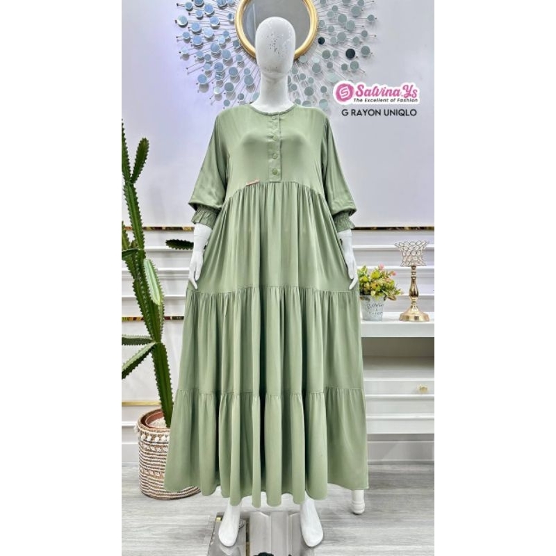 SALVINA YS GAMIS JUMBO UNIKLO/GAMIS JUMBO BUSUI LD 110-126 PB 140 5L