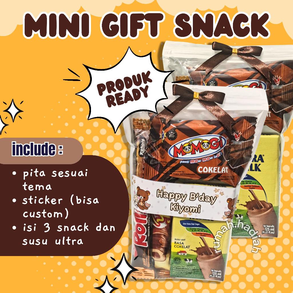 

Mini Snack Susu / Mini Gift Snack / Mini Hampers / Mini Gift Ulang Tahun / Hampers Hadiah