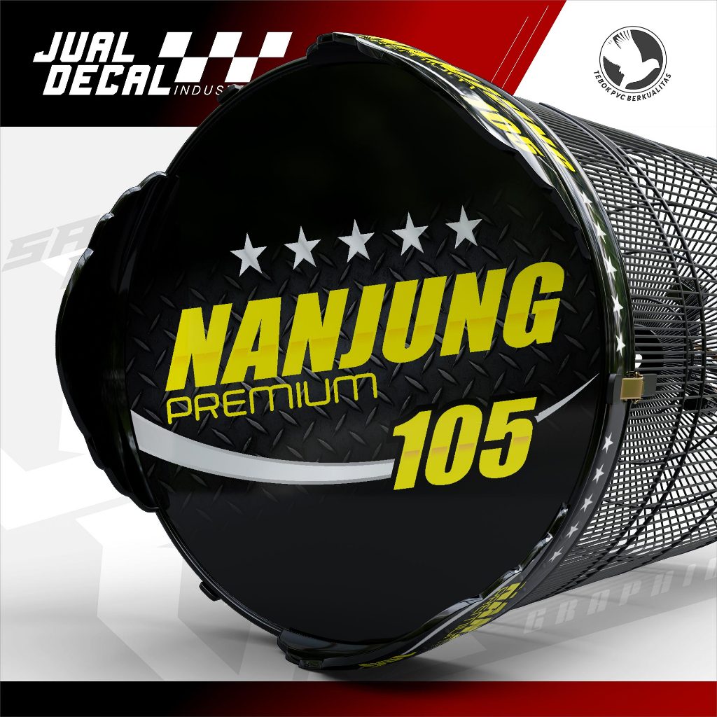 Stiker Sangkar Murai Variasi SIMPLE NANJUNG Decal Tebok Burung No 1 No 2 No 3