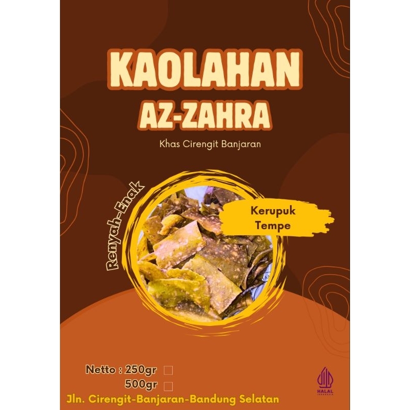 

KERUPUK TEMPE MENTAH KHAS CIRENGIT BANJARAN BERAT 500 GRAM