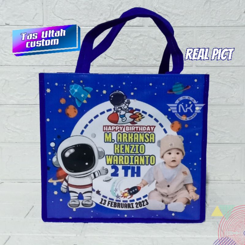 

Tas Souvernir Ultah / Tas Ulang Tahun Custom / Goodie Bag Custom / Harga Per 10 pcs