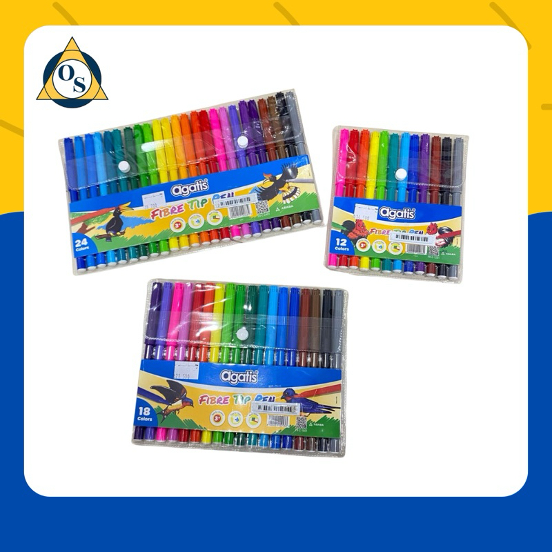 

AGATIS SPIDOL FIBRE TIP PEN 12,18,24 Warna