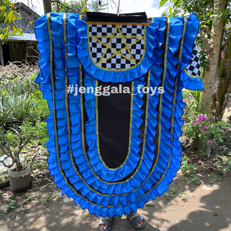 Kemul Barongan Pentas Full Obras Jahitan Rapi Premium Motif