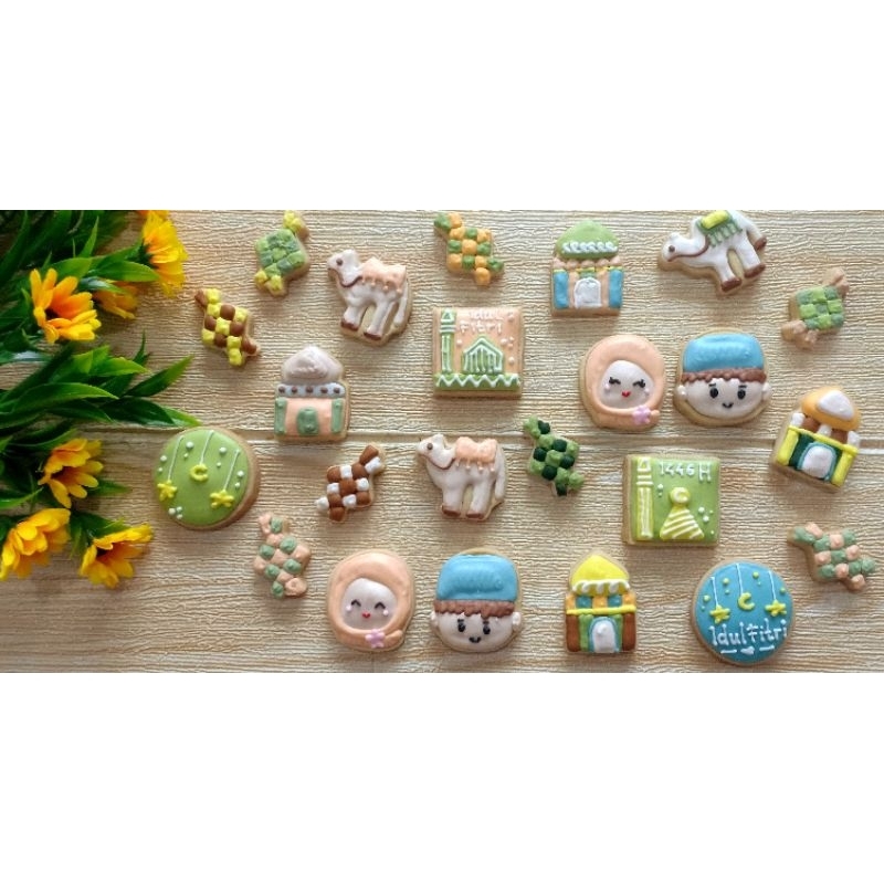 

Cookies Lebaran bijian small - Kukis Hampers Lebaran - Eid Mubarak Cookies