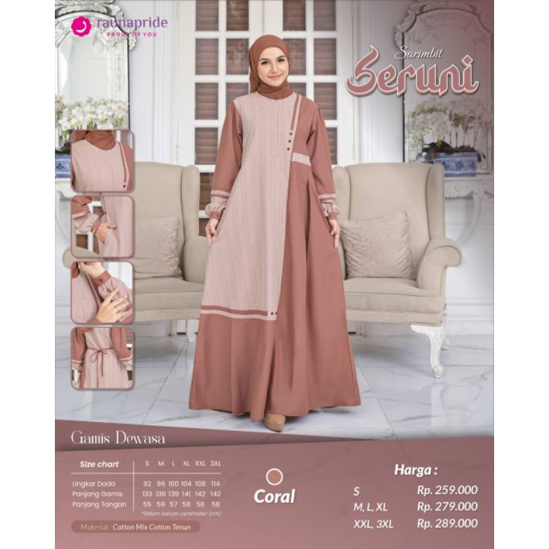 Gamis Raunapride Sarimbit Seruni