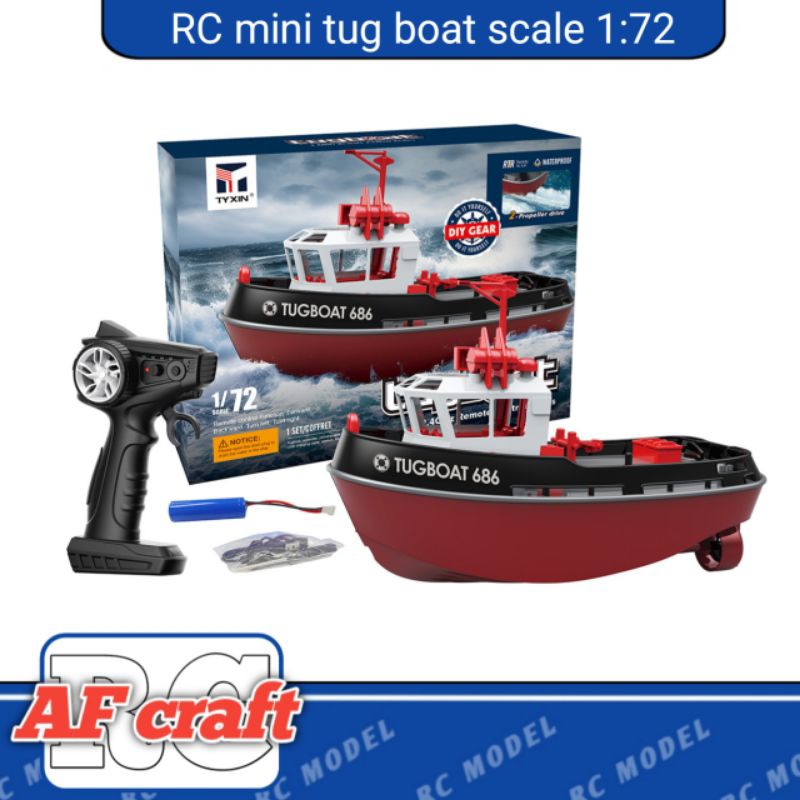 RC MINI TUG BOAT 686 SCALE 1:72 PROPO 2,4GHZ