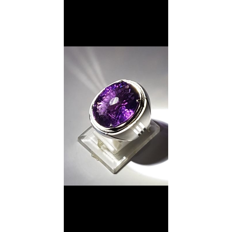 Batu Permata 100%Natural Amethyst Quartz/Kecubung Ungu Size Jumbo