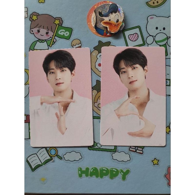 2 pc Seventeen Wonwoo TC Cafe (Konsep)