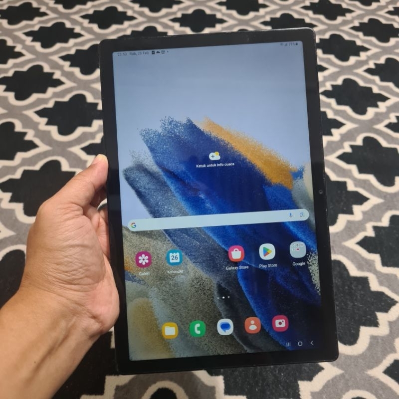Samsung Tab A8 10.5" Ram 4/128gb 4G LTE SM-X205 second siap pakai