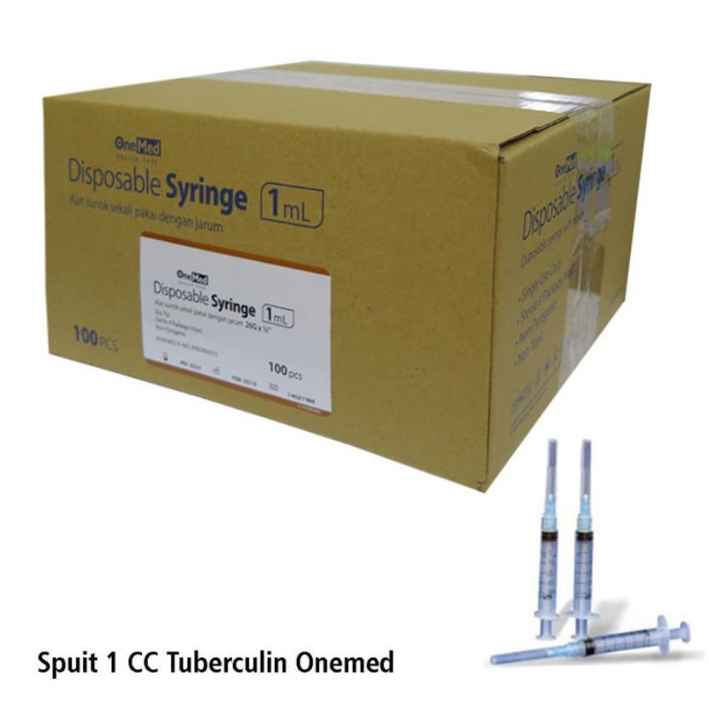 Spuit 1 cc Onemed harga per Box