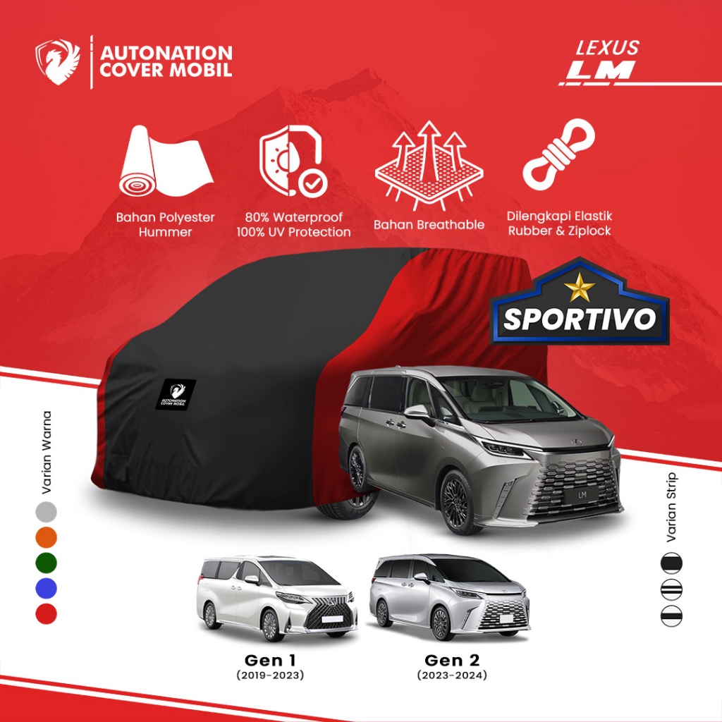 Autonation Garage – Cover Mobil Lexus LM Sportivo Elite Hummer