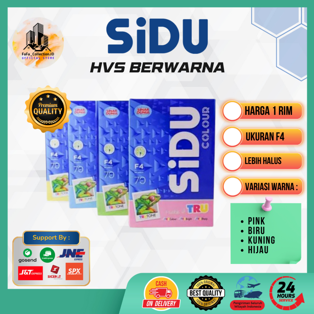 

SIDU F4 HVS Berwarna