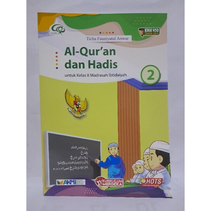Buku Alquran hadis MI 2 km R1 2025(Tiga serangkai)