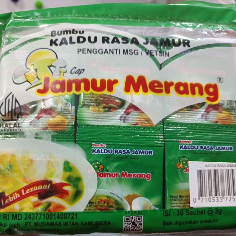 

Kaldu Alami Jamur Merang 30 x 3 gr