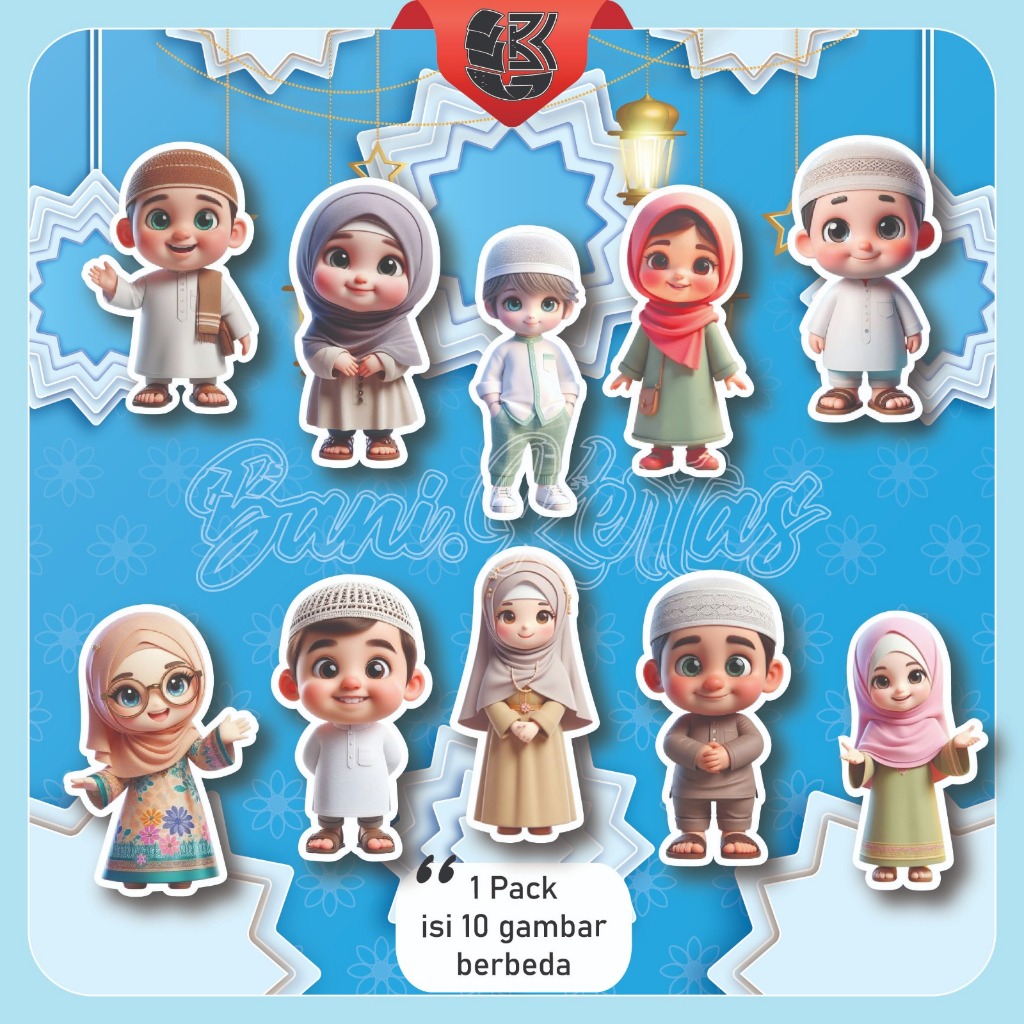 

(Ready) amplop lebaran 2025 model karakter 3d lucu unik aesthetic amplop idul fitri isi 10-50 pcs