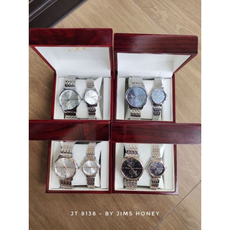 JAM TANGAN  COUPLE JW 8138 MERK JIMSHONEY JAM TANGAN COUPLE JAM TANGAN KEREN JAM TANGAN KEKINIAN JAM