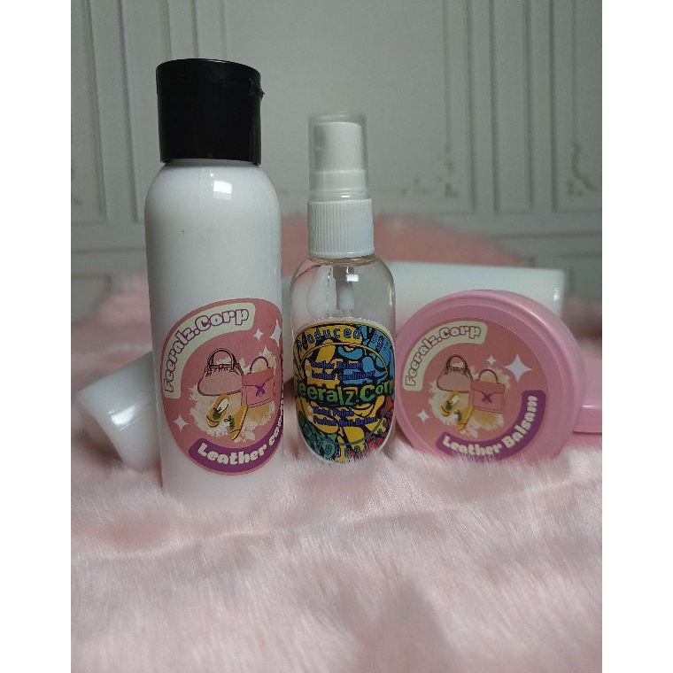 KODE C46W Paket 1 Parfum1 Leather balsam1 Leather ConditionerPaket Perawatan TasSepatu Kulit