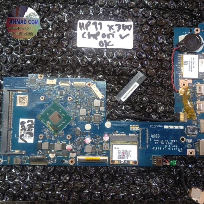MOTHERBOARD LAPTOP HP PAVILION 11 X360 PROC CEL N CHIP ORI SEHAT OKE