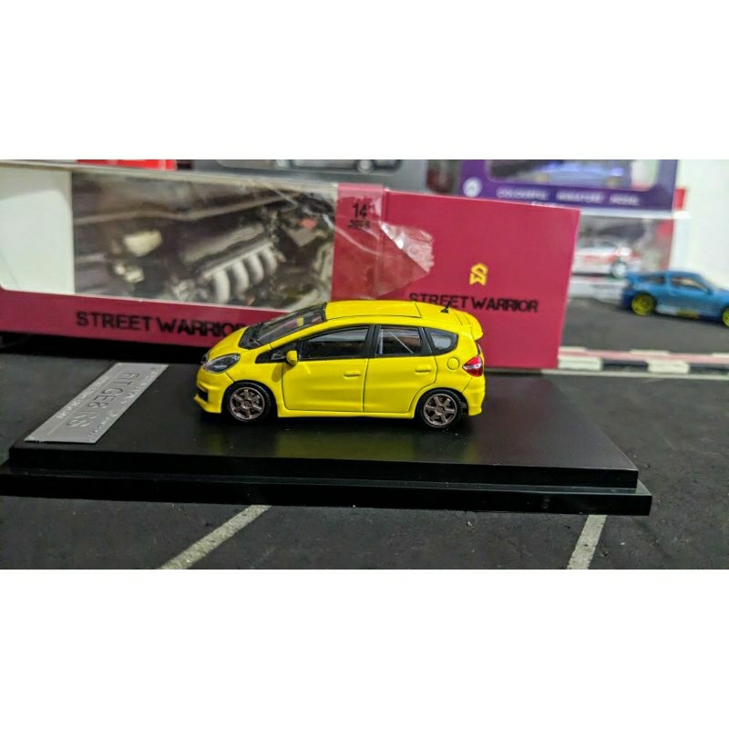 Diecast Street Warrior Honda Fit Jazz GE8 RS Yellow