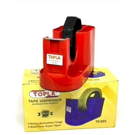 

TAPE DISPENSER TOPLA TD-805 / TAPE CUTTER PEMOTONG ISOLASI TOPLA TD805