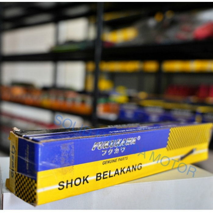 SHOK BELAKANG GENIO (BLACK) FUKUKAWA