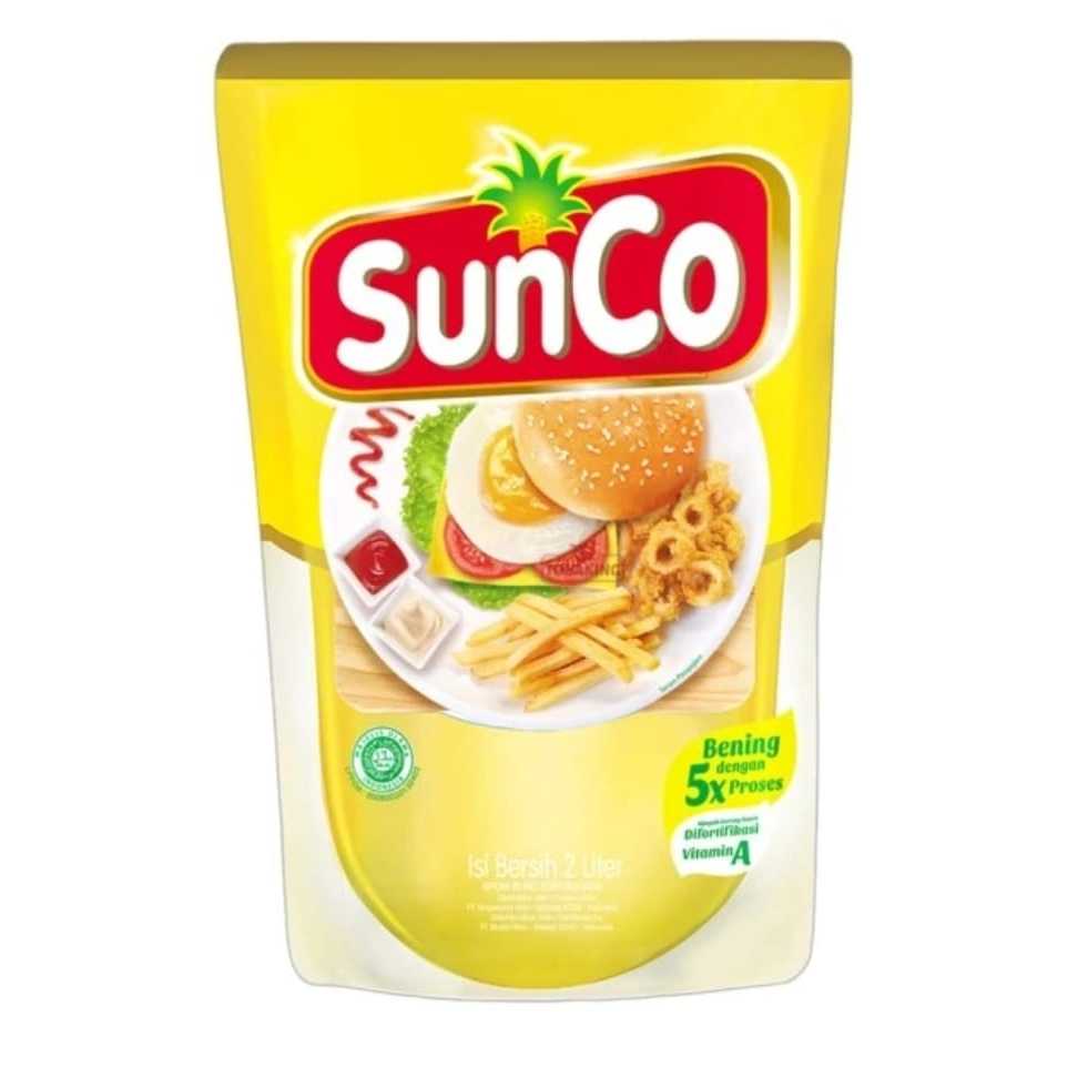 

ECER SUNCO MINYAK GORENG REFILL 2 LT / SUNCO MINYAK GORENG POUCH 2 LT REFILL