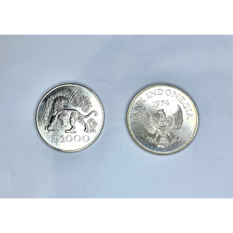 Koin perak macan wwf 1974 bagus