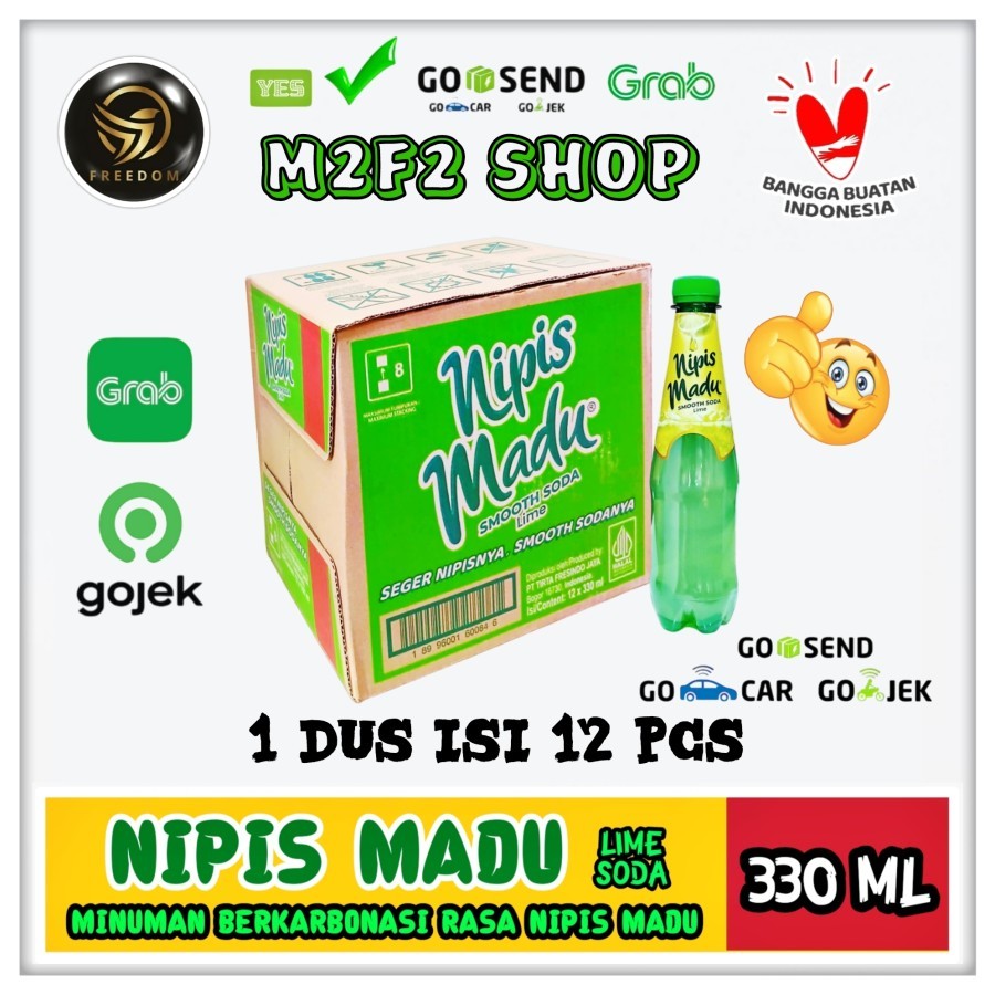 

Minuman Nipis Madu Lime Soda Pet - 330 ml Kemasan Karton (Khusus Bluebird/Gojek/Grab)