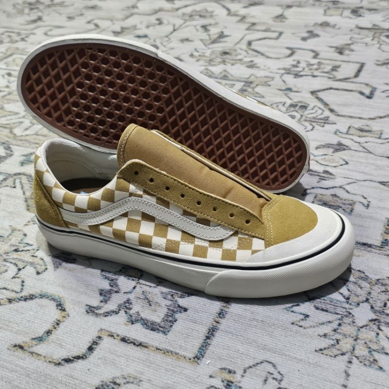 Vans Style 36 Decon Sf Checkerboard Mustard Gold (ORIGINAL BNIB RESMI PT NAVYA)