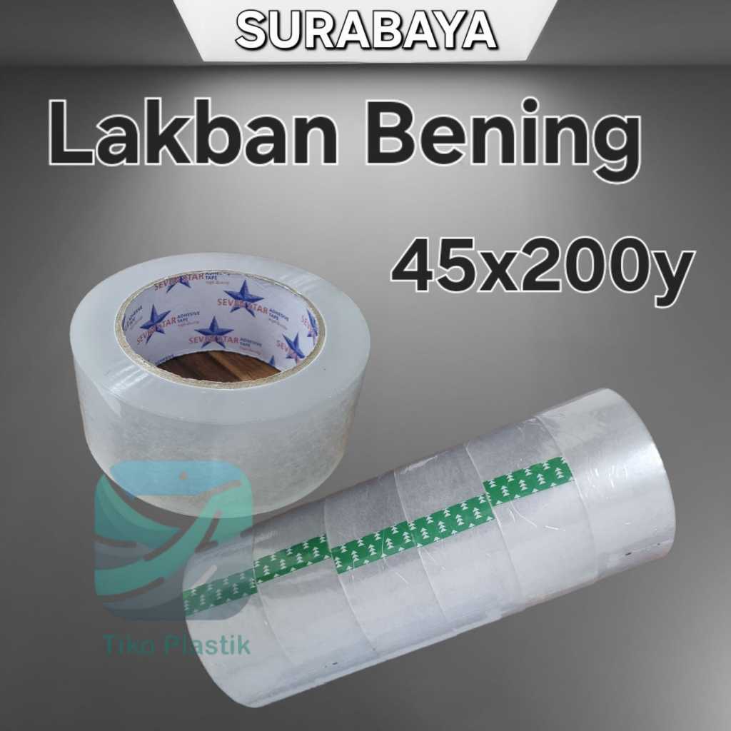 

Lakban 45x200Y / Lakban Isolasi Bening 45x200Y / Lakban Besar 45x200Y / Lakban Seven Star 45x200Y