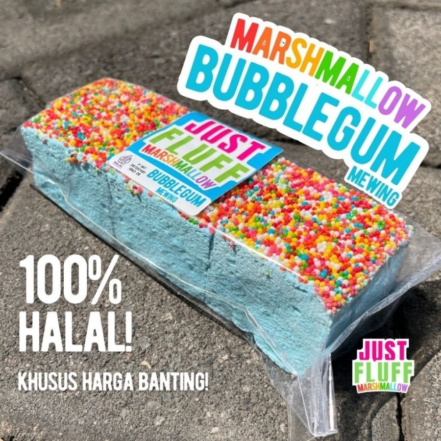 

Marshmallow JustFluff BubbleGum Mewing [HALAL] [3 KOTAK]