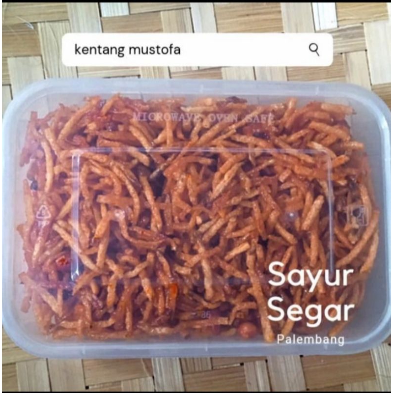 

Kering Kentang Mustofa Sayur Segar Palembang