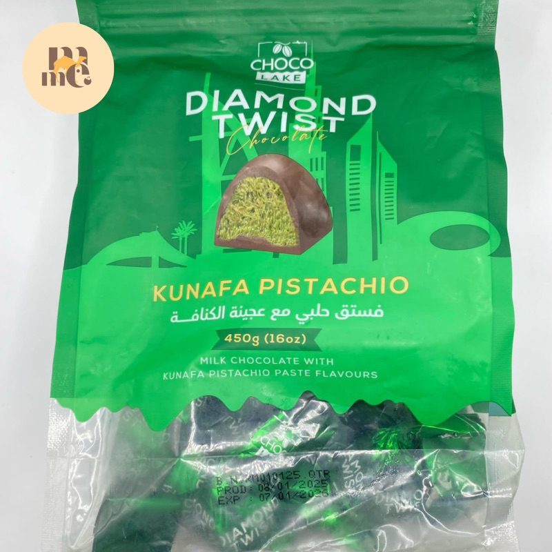 

DIAMOND TWIST KUNAFA PISTACHIO COKLAT DUBAI