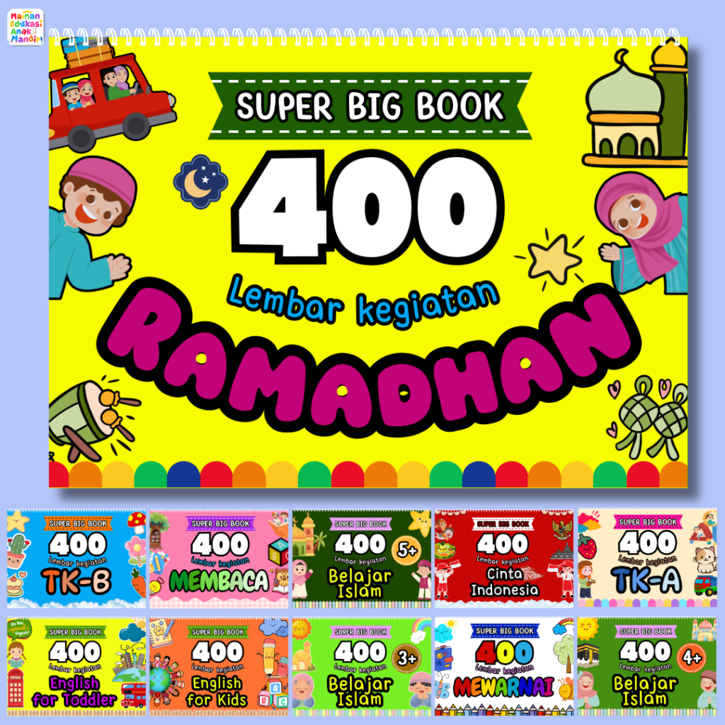 Super Big Book Ramadhan 365+ Lembaga Kegiatan Anak Paud TK-A TK-B
