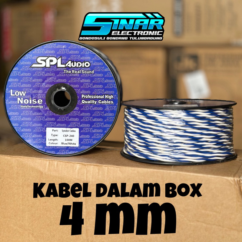 dorifarms - kabel dalam box spl audio 4mm original meteran audio speaker