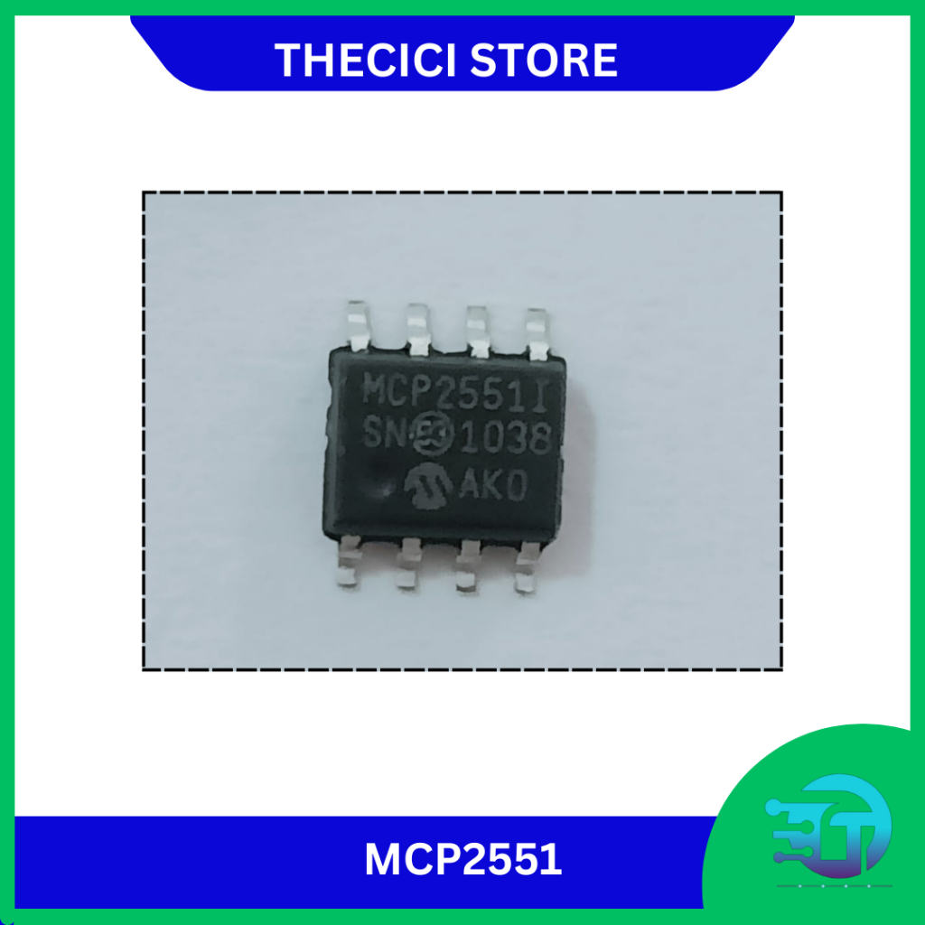 MCP2551 SMD MCP2551-I/SN High Speed CAN BUS IC Controller