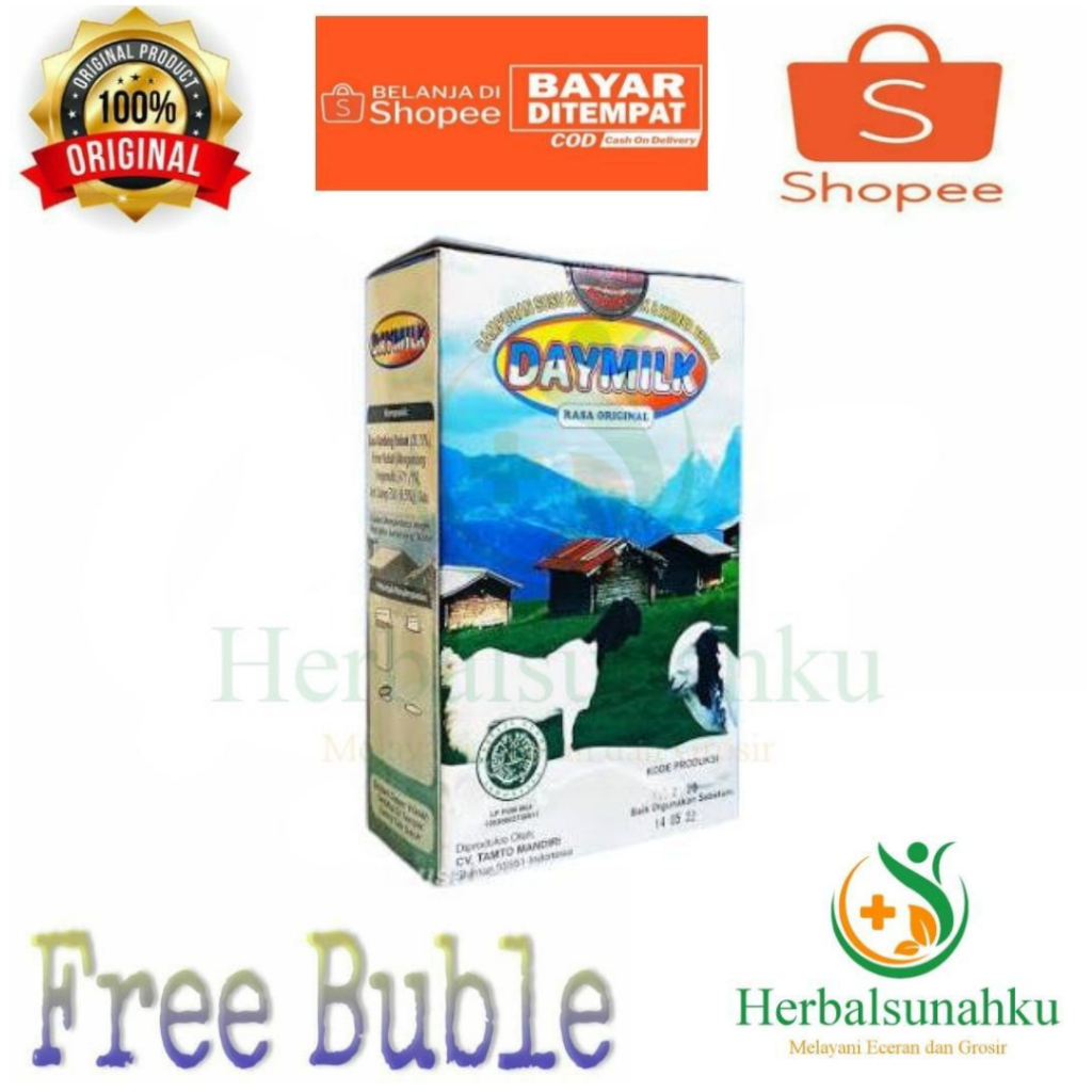 

Susu Kambing Daymilk | Susu Daymilk Kambing Bubuk & Krimer Bubuk Rasa Original Day Milk 200gr