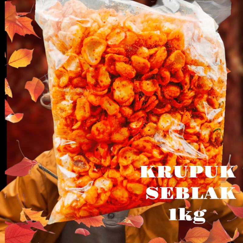 

Kerupuk Seblak Bawang Pedas Daun Jeruk 1kg Seblak Krupuk Kering Bantat