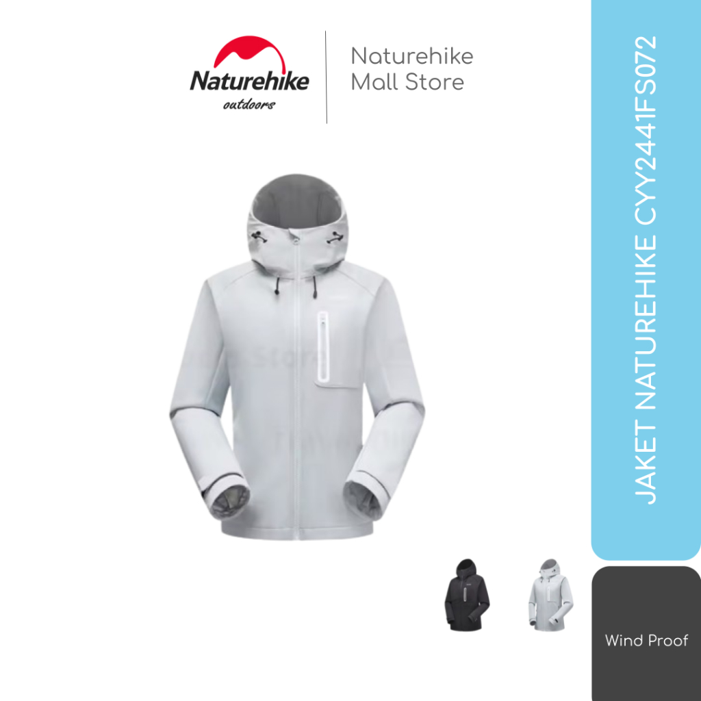 JAKET WANITA OUTDOOR HIKING WINDBREAKER RAIN PROOF NATUREHIKE CYY2441FS072