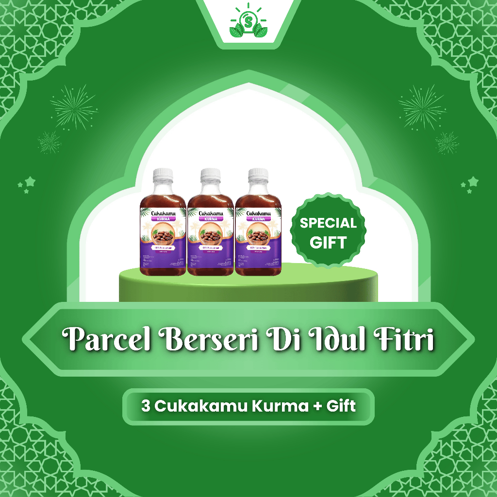 

[PARCEL BERSERI DI IDUL FITRI] CUKAKAMU KURMA 3 BOX + FREE GIFT EKSKLUSIF RAMADHAN
