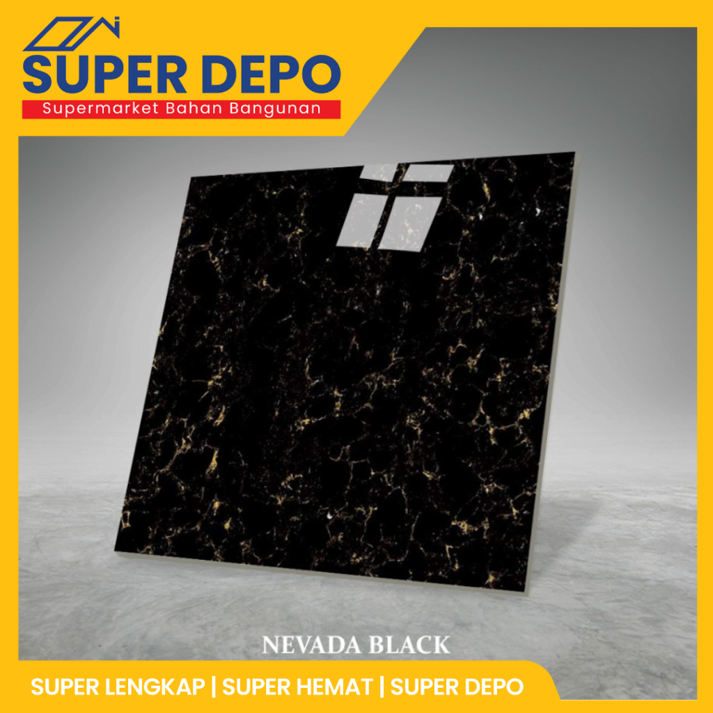 GRANITE VALENTINO GRESS 60X60 CM - NEVADA BLACK