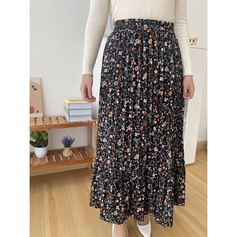 𝐑𝐨𝐤 𝐁𝐮𝐧𝐠𝐚 𝐊𝐨𝐫𝐞𝐚𝐧 𝐒𝐭𝐲𝐥𝐞 || Rok plisket bunga kecil Rok Plisket Bunga besar rok bunga viral rok pliske