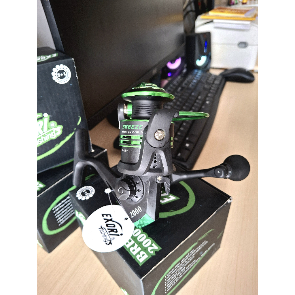 Reel Pancing EXORI  BREEZE Ukuran 2000, Reel Pancing Berkualitas