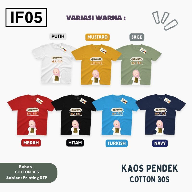 Kaos Pendek Idul Fitri Series