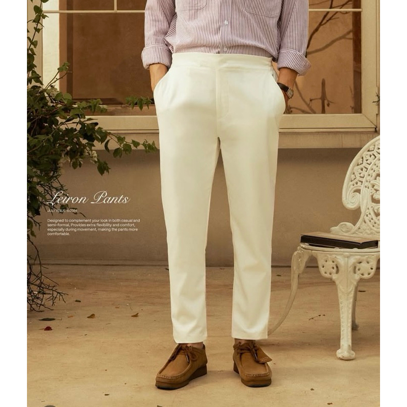 Terbaru Erjee - Celana Kerja Kantor Formal Pria Slimfit Bahan Dasar Kain Woll Berkualitas Size 27