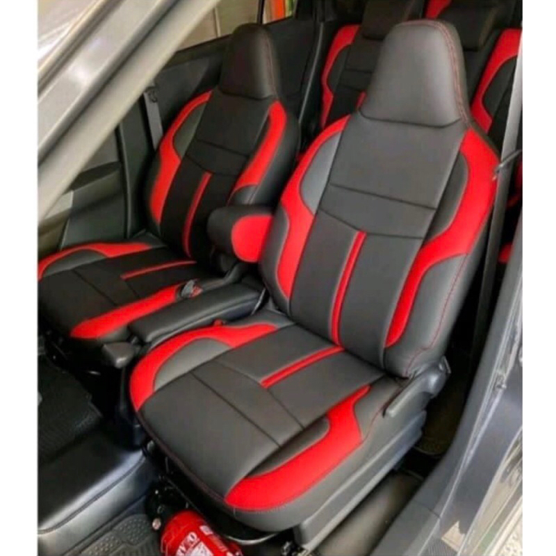 Cover Jok Mobil SIGRA-CALYA 3 Baris Model Sporty
