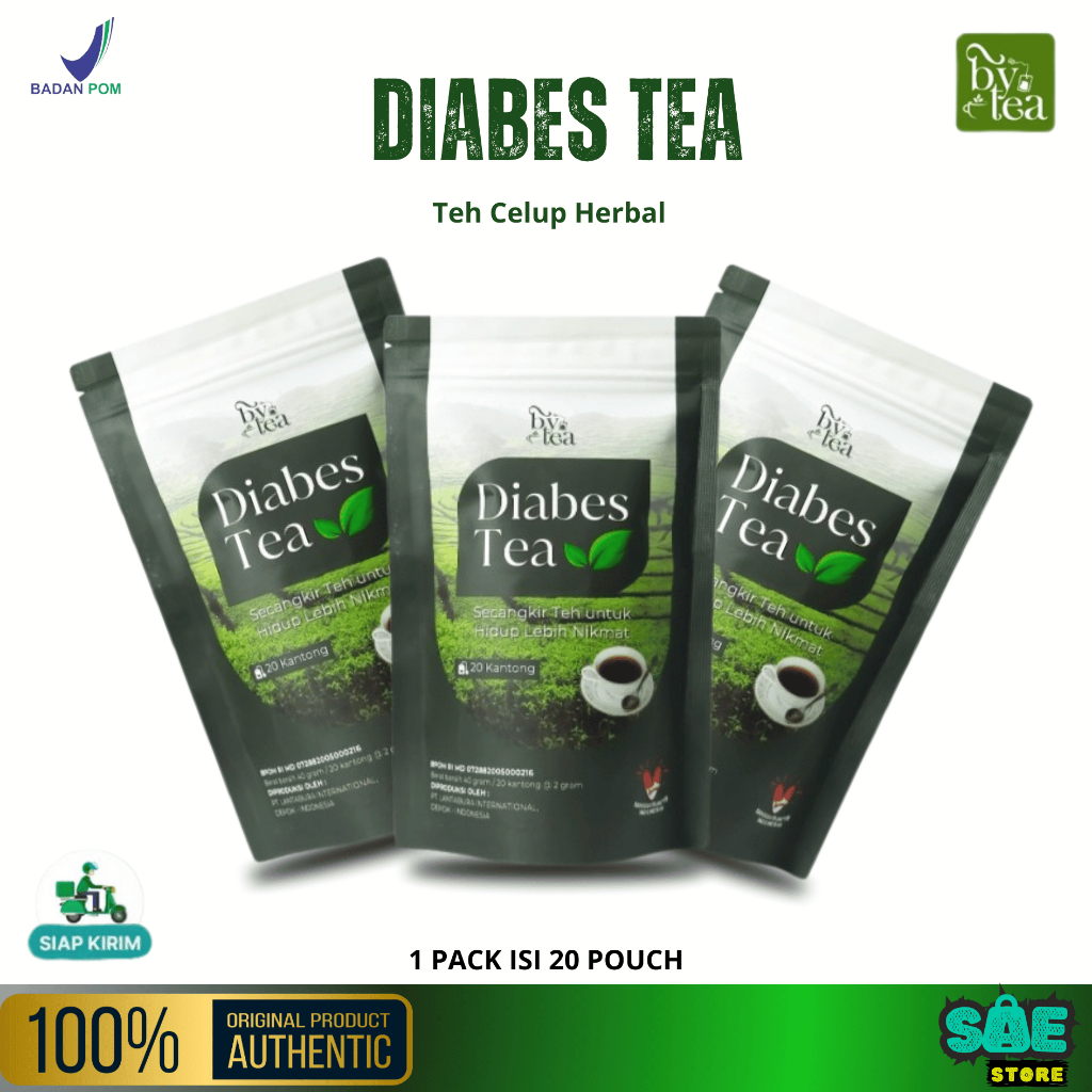 

Diabes tea Bytea Teh Celup Bantu Turunkan Gula Darah Tinggi