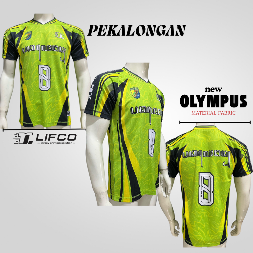 JERSEY VOLI AKSARA SERIES - KOTA PEKALONGAN - ORIGINAL LIFCO (TIDAK BISA REQUEST NAMA)