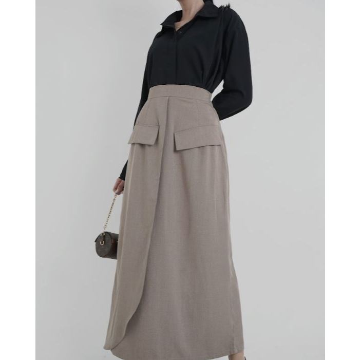 Sinelsa Co - Rok Flare Skirt - Bawahan Outfit - Rok Korean Style